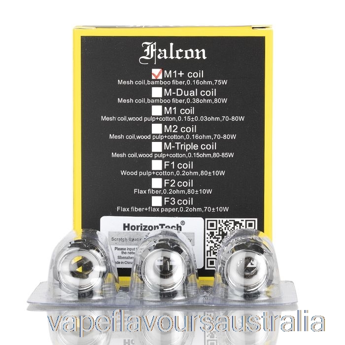 Vape Australia Horizon Falcon Replacement Coils 0.16ohm M1+ Mesh Coils